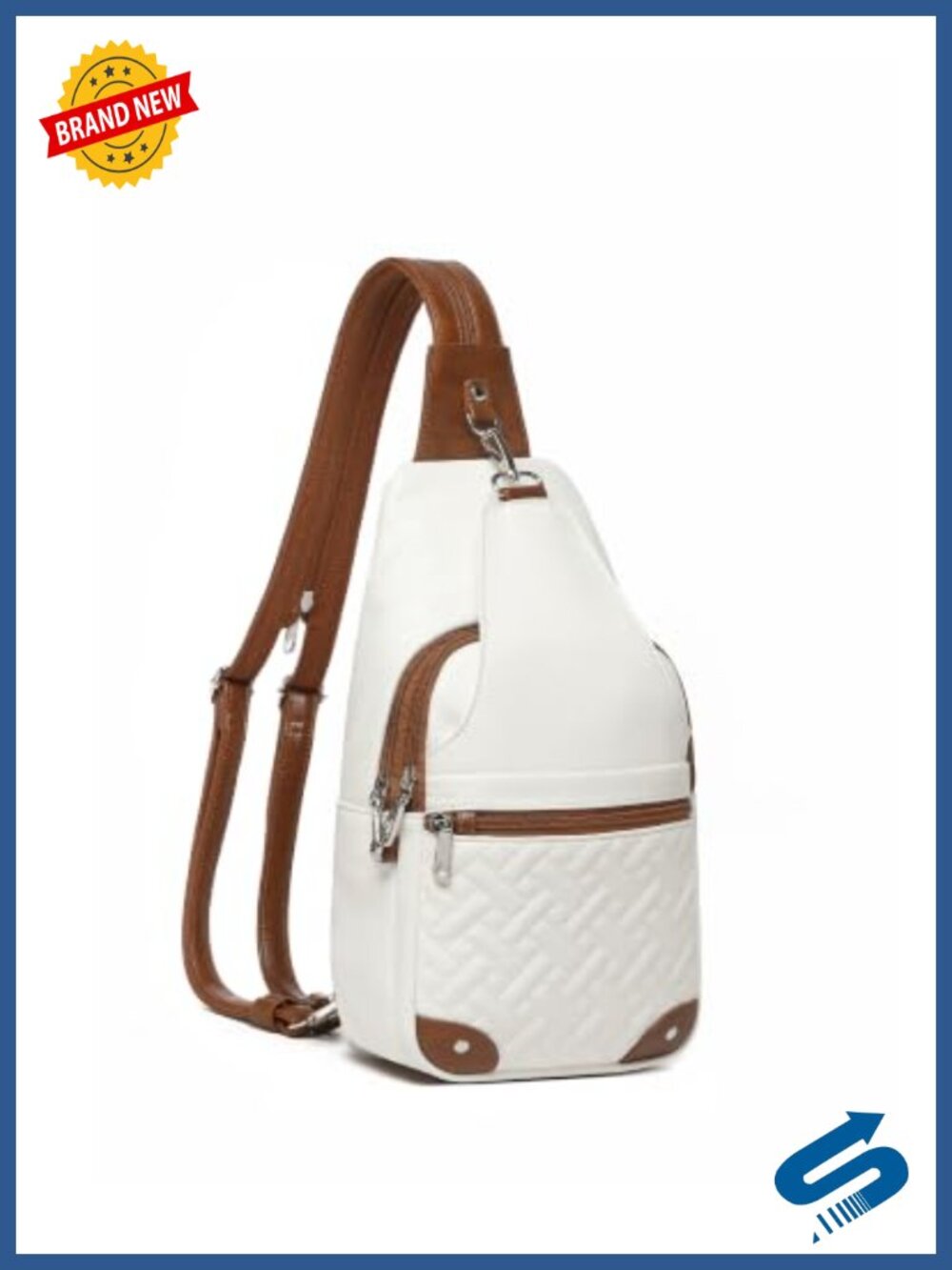 RFID Blocking Anti Theft Crossbody Sling Bag Faux Leather Quilted
